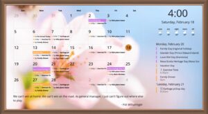 Making efficient schedules with digital calendars