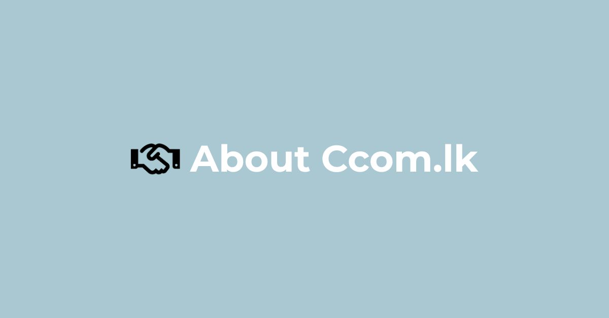 About Ccom.lk