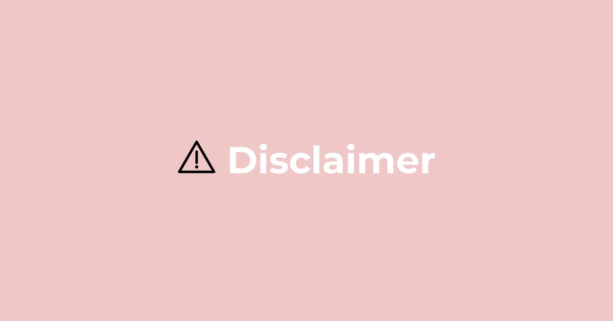 Disclaimer